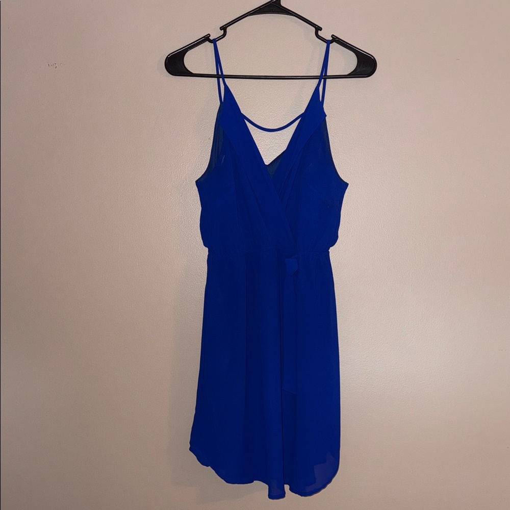 Monteau Blue Mini Dress